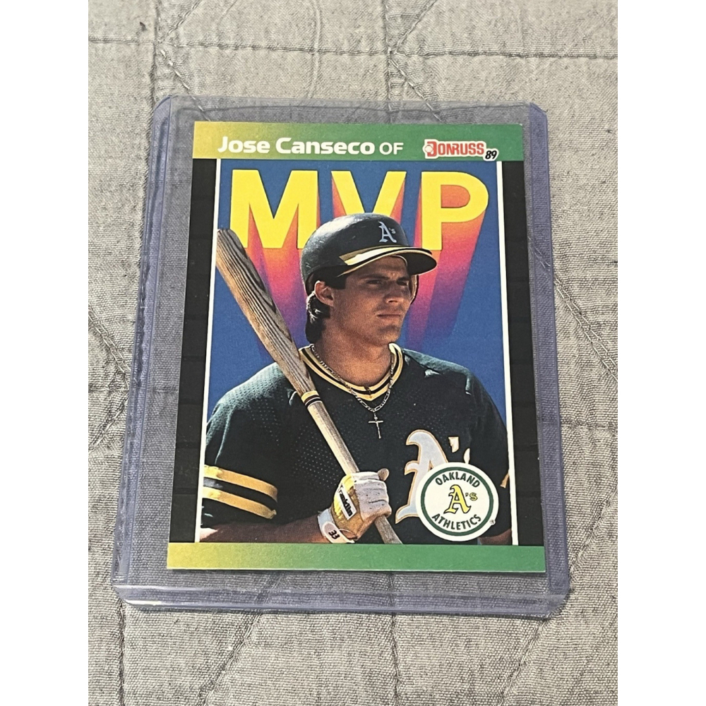 1989 Donruss Jose Canseco MVP Oakland A's MLB Card